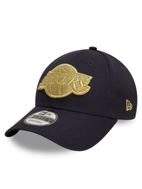 New Era Kšiltovka New Era LA Lakers Metallic 9FORTY 60595197 Tmavomodrá
