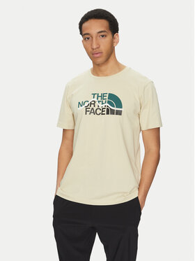 The North Face The North Face T-shirt Mountain Line NF0A87NT Beige Regular Fit