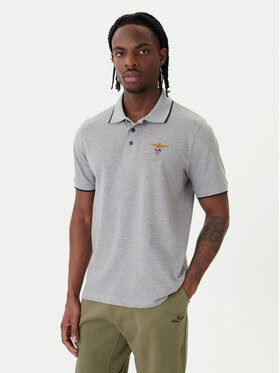 Aeronautica Militare Aeronautica Militare Polo 261PO1308UP00082 Gris Regular Fit