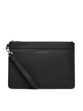 Tommy Hilfiger Saszetka Tommy Hilfiger Th Business Saffiano Pouch AM0AM14823 Czarny