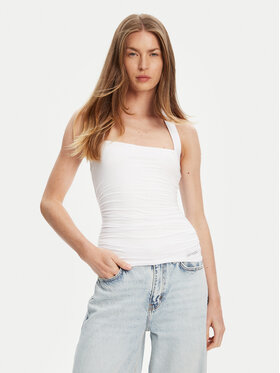 Guess Guess Топ W5YP28 KACM2 Білий Regular Fit