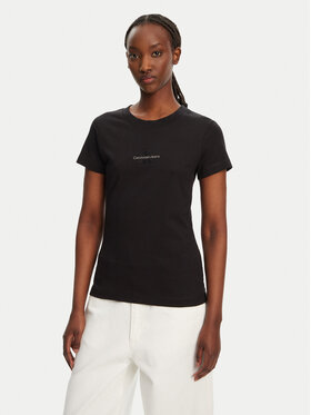 Calvin Klein Jeans Calvin Klein Jeans T-shirt Monologo J20J223563 Nero Slim Fit