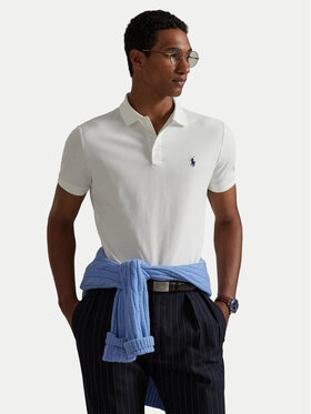 Polo Ralph Lauren Polo Ralph Lauren Поло 710941439002 Білий Custom Slim Fit