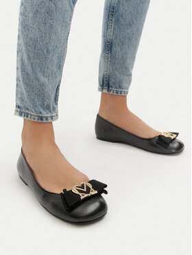 LOVE MOSCHINO Балетки LOVE MOSCHINO JA11041G0LIE0000 Чорний