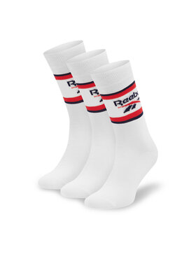 Reebok Dlhé ponožky Reebok R0369-SS24 (3-pack) Biela