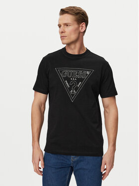Guess Guess Футболка M6GI15 K3008 Чорний Regular Fit