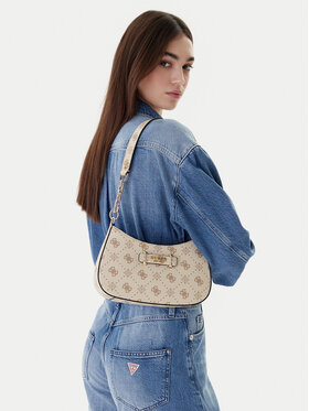 Guess Сумка Guess Carrie Logo HWGP98 98180 Écru