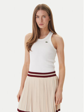 Lacoste Lacoste Top TF5388 Écru Slim Fit