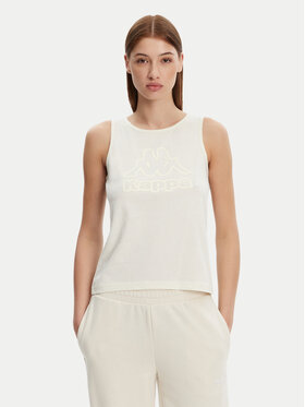 Kappa Kappa Felső Logo Gria 382129W Ekru Regular Fit