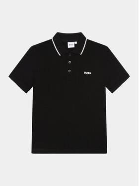 BOSS Boss Polo majica J25P26 D Črna Regular Fit
