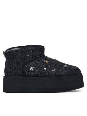 KARL LAGERFELD Sniega zābaki KARL LAGERFELD Thermo Charms & Studs KL48524B Melns