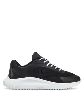Calvin Klein Jeans Sneakersy Calvin Klein Jeans Eva Runner Low Mesh Mix YM0YM01185 Čierna