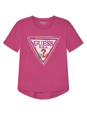 Guess Guess Футболка J6GI13 K6YW4 Рожевий Relaxed Fit