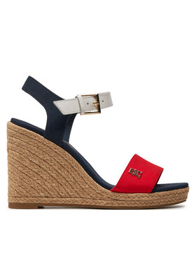 Tommy Hilfiger Espadrilles Tommy Hilfiger FW0FW08053 Tumši zils