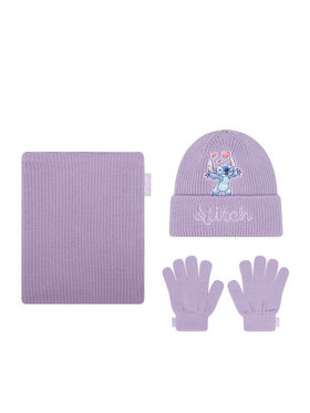 Disney Classics Набір шапка, снуд та рукавички Disney Classics CEO-ACCCS-AW26-220DCLS Світло-фіолетовий
