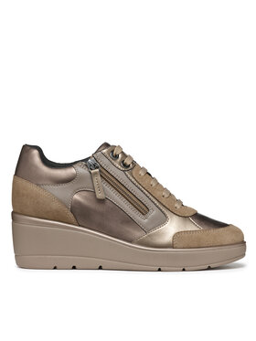 Geox Sneakersy Geox D Ilde D36RAC 0BN22 C6692 Zlatá