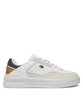 Tommy Hilfiger Sneakersy Tommy Hilfiger Essent Basket FW0FW08615 Biela
