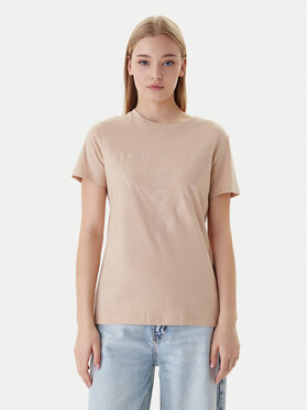 Guess Guess Camiseta V2YI07 K8HM0 Beis Regular Fit
