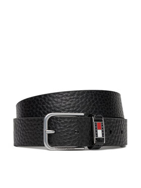 Tommy Jeans Pánsky opasok Tommy Jeans Tjm Scanton Texture 3.5 AM0AM13417 Čierna