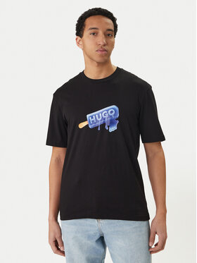 HUGO HUGO Camiseta 50560049 Negro Regular Fit