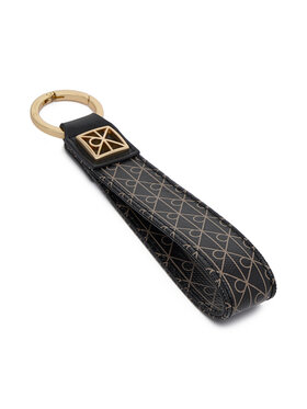 Calvin Klein Prívesok Calvin Klein Emblem Aop Key Fob LV04F1099G Čierna