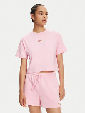 Hunter Hunter Футболка Abby HARW0059251 Рожевий Boxy Fit