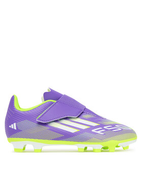 adidas Futbalové topánky adidas F50 Club Hook-and-Loop Firm/Multi-Ground Boots Kids JI0036 Fialová
