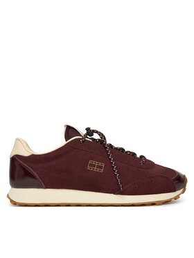 Tommy Jeans Snīkeri Tommy Jeans Tjw Retro Archive Runner Suede EN0EN03125 Bordo