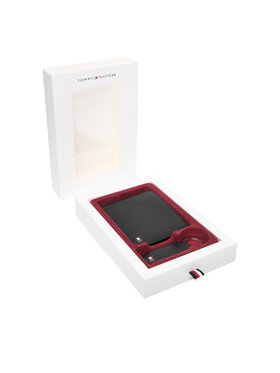 Tommy Hilfiger Maka un piekariņa komplekts Tommy Hilfiger Gp Eton Cc And Coin Pckt Keyfob AM0AM07931 Melns