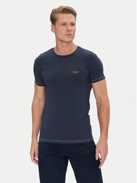 Aeronautica Militare Aeronautica Militare Футболка AM1UTI003 Cиній Regular Fit