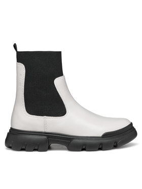 Geox Čižmy Geox J Junette Girl J46HVC 0BCNH C1M9B M Écru