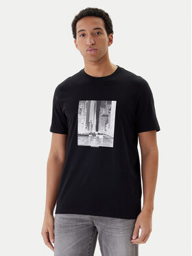 HUGO HUGO Camiseta Deyss 50553755 Negro Regular Fit