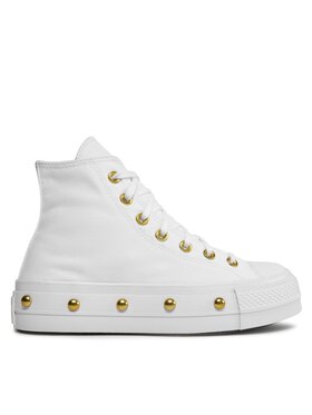 Converse Кеди Converse Chuck Taylor All Star Lift Platform Star Studded A06787C Білий