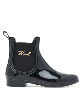 KARL LAGERFELD Гумові чоботи KARL LAGERFELD Kalosh II KL94775 Чорний