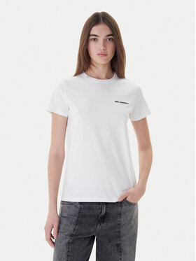 KARL LAGERFELD KARL LAGERFELD T-Shirt A1W17019 Λευκό Regular Fit