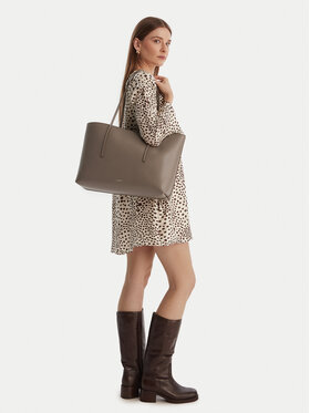 Calvin Klein Handtasche Calvin Klein Foil Logo Tote W/Pouch LV04F3274G Beige