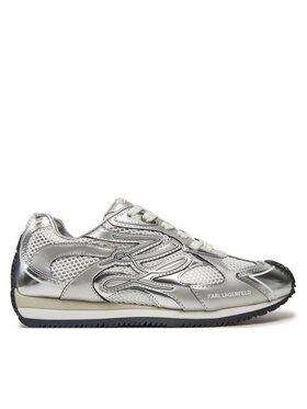 KARL LAGERFELD Sneakersy KARL LAGERFELD Velocette KL63925 Strieborná