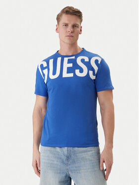 Guess Guess T-shirt F6GI01 J1314 Blu Slim Fit