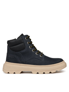 Geox Schnürstiefeletten Geox J Kiddartah Boy J46M9A 032FU C0045 M Dunkelblau