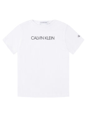 Calvin Klein Jeans Calvin Klein Jeans Majica Institutional SS IB0IB00347 Bela Regular Fit