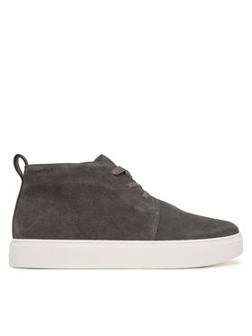 Calvin Klein Зимни обувки Calvin Klein Hybrid Clean Mid Lace Up Su HM0HM02254 Сив