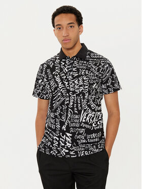 Versace Jeans Couture Versace Jeans Couture Поло 78GAG6R0 Чорний Regular Fit