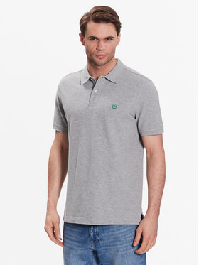 United Colors Of Benetton United Colors Of Benetton Поло 3089J3179 Сірий Regular Fit