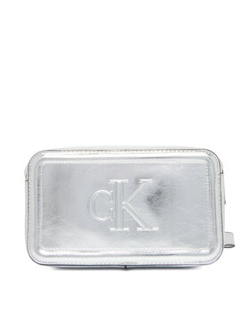 Calvin Klein Soma Calvin Klein Bold Ck Metallic Camera Bag LV04F3331G Sudraba
