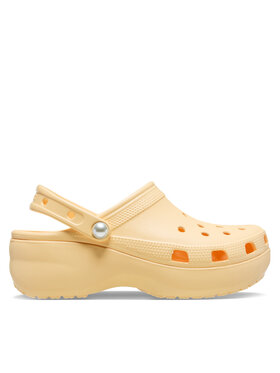 Crocs Šľapky Crocs Classic Platform Pearl Clog 211231 Žltá