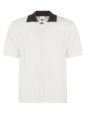 adidas adidas Polo KR9765 Blanco Loose Fit