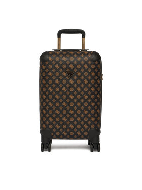 Guess Kabínový kufor Guess TWHP74 52983 Tmavo hnedá