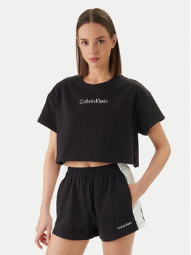 Calvin Klein Swimwear Calvin Klein Swimwear Camiseta LV00Q61201 Negro Relaxed Fit