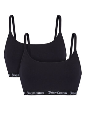 Juicy Couture Juicy Couture Conjunto de sujetadores tipo top JCTBT125973 Negro