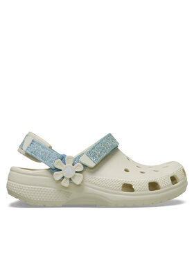 Crocs Шльопанці Crocs Clsc Dnm Flwr Adj BackstrapCgK 212511 Сірий